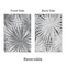World Rug Gallery Tropical Leaves Nature Inspired Indoor/Outdoor Runner Rug 2' x 7' Gray 4030GRAY2X7 - alternate 3